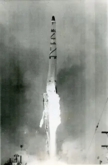 Thor-Agena rocket is launched from Vandenberg Air Force Base
