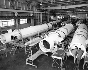 Thor Prints: The Thor IRBM production line