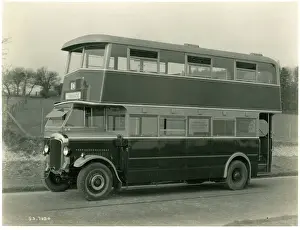 Cammell Prints: Thornycroft Metropolitan Cammell demonstration bus