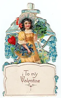 Forgetmenot Prints: Three-dimensional Valentine card