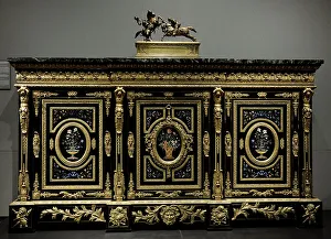 Panels Prints: Three-door cabinet, c. 1835-1838. Anonymous