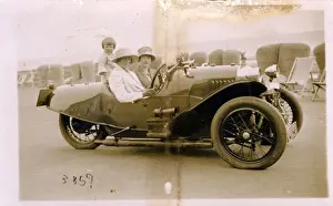 Morgan Prints: Three-wheeled Morgan Vintage Car, Margate, Kent