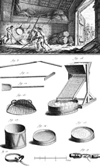 Stored Prints: Threshing in France 18Th