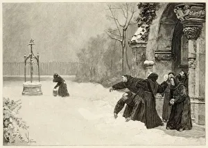 Cloak Gallery: Throwing snowballs