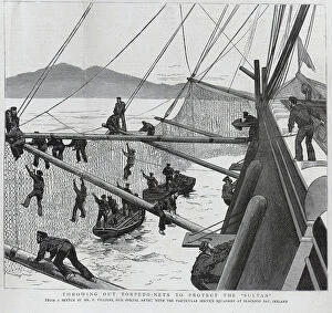 Defense Collection: Throwing out Torpedo Nets, Bantry Bay