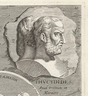Athenian Prints: Thucydides, Athenian historian and general, c. 460-400 BC