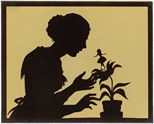Andersen Gallery: Thumbelina is born