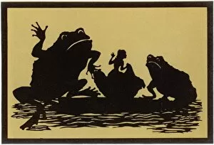 Silhouettes Collection: Thumbelina and the Old Toad