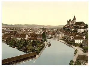 Thun Prints: Thun, from the Thunerhof, Bernese Oberland, Switzerland