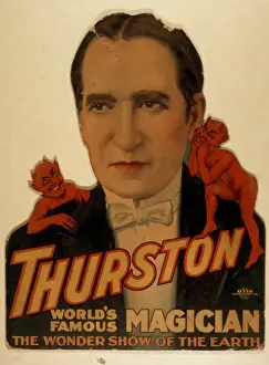 Thurston, worlds famous magician the wonder show of the ear