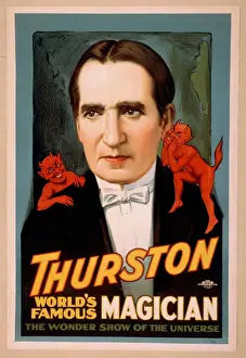 Universe Prints: Thurston, worlds famous magician the wonder show of the uni
