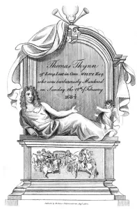 Thynne Prints: Thynne Memorial