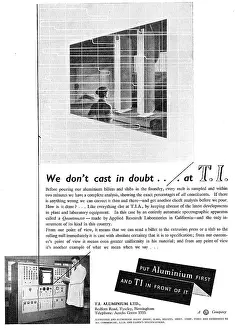 Aluminium Prints: T.I. Aluminium : Billets, Slabs, Founders. Rolling Mill