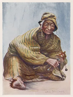 Prayer Wheels in Use