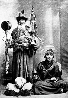 Beggar Prints: Tibetan Mendicants in Darjeeling, India, Victorian period