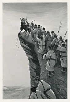 Tibetans Prints: TIBETANS YAK SACRIFICE
