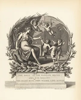 Invitation Prints: Ticket for the Lord Mayor's Ball, Mansion House, London, 1775