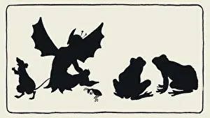 Goblin Prints: Tickety Tock - Silhouette illustration