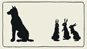 Tickety Tock - Silhouette illustration