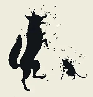 Tickety Tock - Silhouette illustration