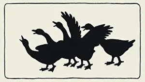 Tickety Tock - Silhouette illustration