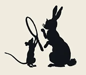 Tickety Tock - Silhouette illustration