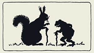 Tickety Tock - Silhouette illustration