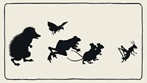 Tickety Tock - Silhouette illustration