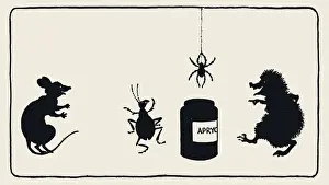 Tickety Tock - Silhouette illustration