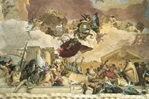 Stair Way Prints: TIEPOLO, Giovanni Battista (1696-1770). Allegory