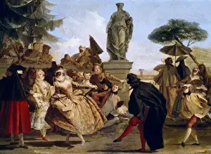 Domenico Prints: TIEPOLO, Giovanni Domenico (1727-1804). The Minuet