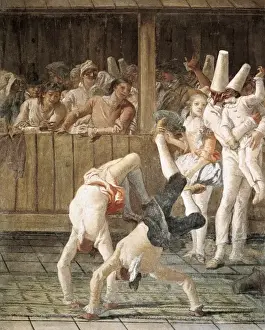 Pulcinella Prints: TIEPOLO, Giovanni Domenico (1727-1804). Pulcinella