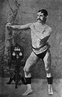 Boots Prints: Tiger Smith (James Addis), British heavyweight boxer