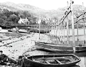Tighnabruich harbour, Scotland, Victorian period