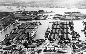 Tilbury Prints: Tilbury Docks early 1900s