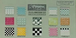 Tile designs in SMB wallpaper sample book