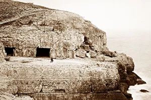 Swanage Prints: Tilly Whim Caves, Swanage