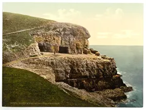 Swanage Prints: Tilly Whim Caves, Swanage, England