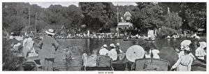 New Images August 2021 Collection: Tilting in canoes at Wargrave Regatta on the River Thames in Wargrave in Berkshire