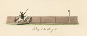 Tilting Prints: Tilting at a ring, 14th century