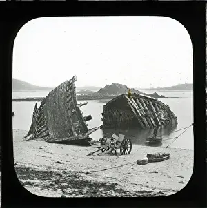 Timber Prints: Timber Shipwreck, Scilly Isles, Cornwall