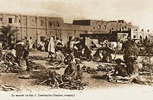 Timbuktu Collection: Timbuktu, Mali - The Wood Market