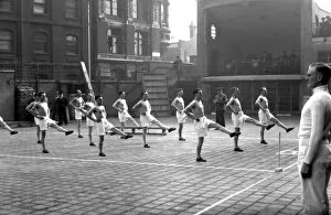 Sports Gallery: Part Time Competition at the Lambeth HQ Building, WW2