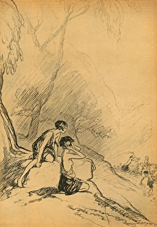 Nymphs Gallery: Once Upon a Time - a sketch by Claude Shepperson