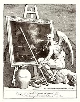 Art Works Collection: Time Smoking a Picture