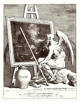Stares Prints: Time Smoking a Picture