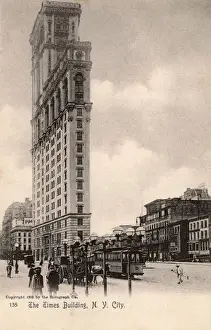Tramline Prints: The Times Building, New York City, USA