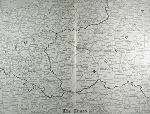 Images Dated 29th May 2007: Times War Atlas - WWI maps