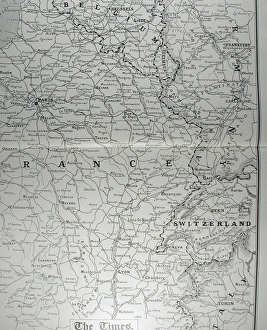 Images Dated 29th May 2007: Times War Atlas - WWI maps