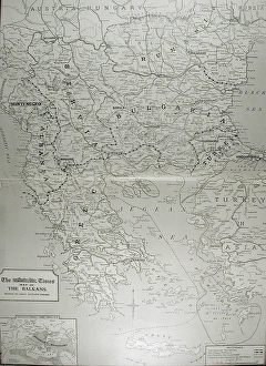 Images Dated 29th May 2007: Times War Atlas - WWI maps